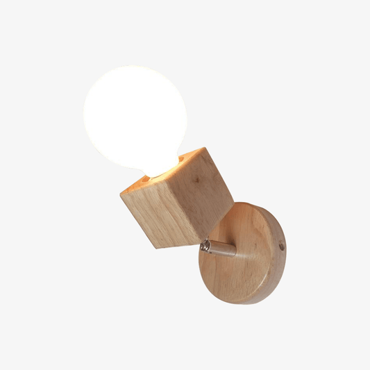 OakFlex – verstelbare houten wandlamp eikenhout