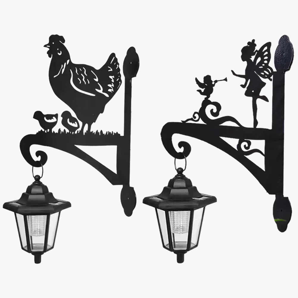PlumeLuce – Zonne Wandlamp voor Tuin en Vogels
