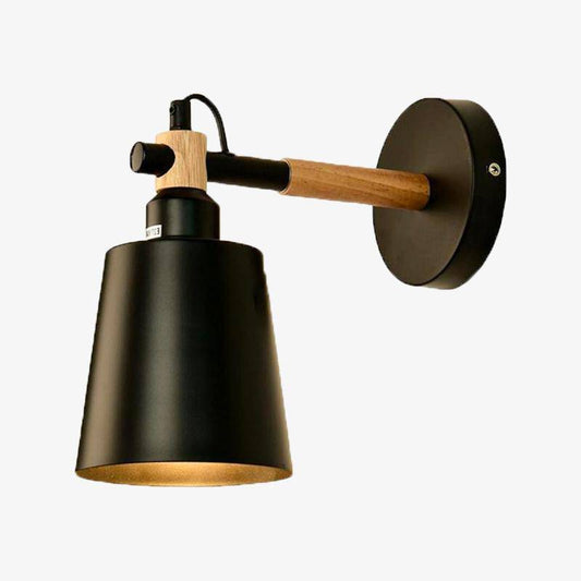 Nordic Fusion – LED wandlamp van hout en metaal design