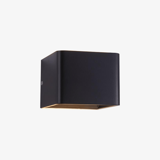 CubeChromatic – Moderne metalen kubus LED wandlamp