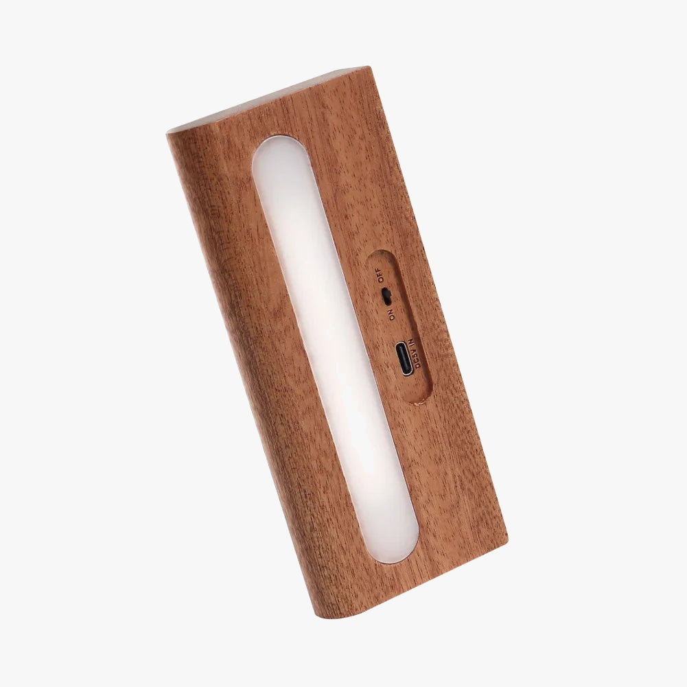 LumiBois – Oplaadbare Zonne-Wandlamp voor Buiten Sfeer