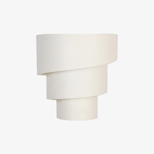 Yoo Spiral – Witte spiraal wandapplicatie