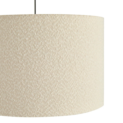 Textura | Plafondlamp Lampenkap van Ecru Bouclé Stof