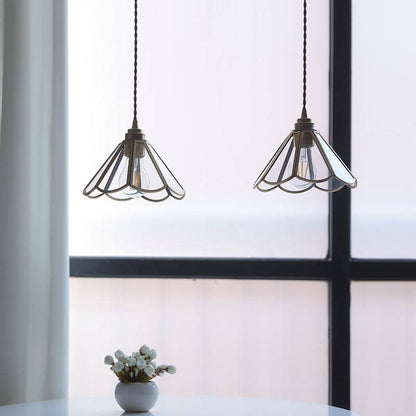 BrassAura – Hanglamp van glas en messing