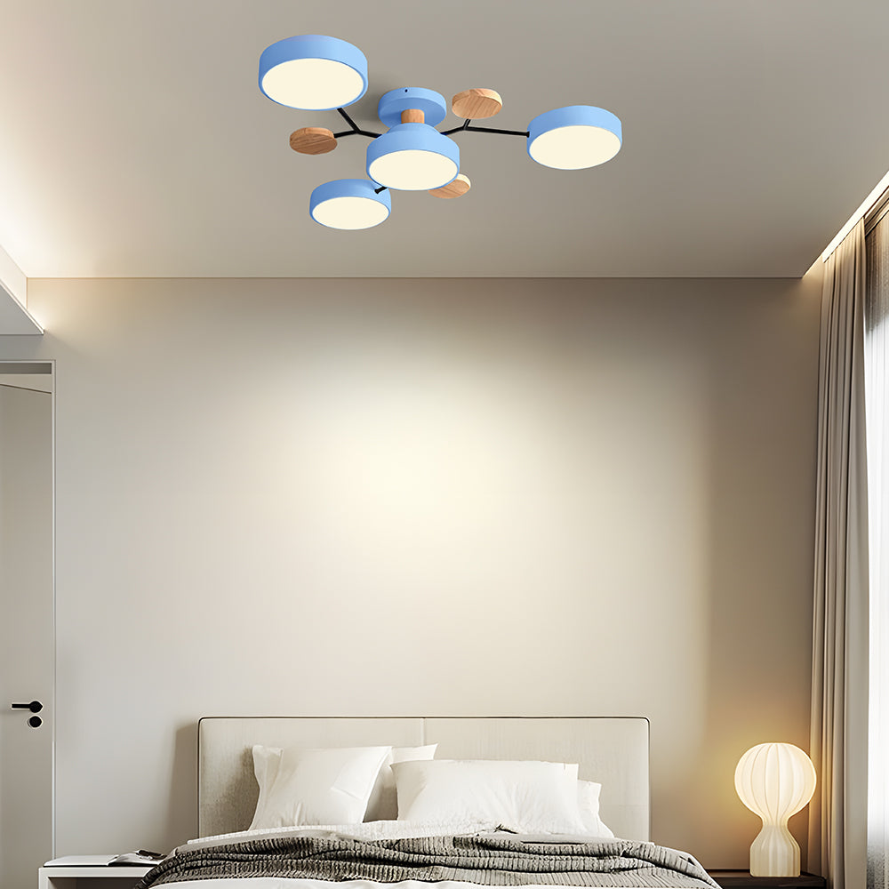 CircuLux | Plafondlamp LED Hedendaags Half-Ingebouwd in IJzer