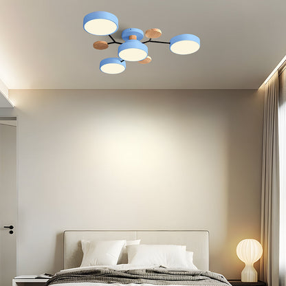 CircuLux | Plafondlamp LED Hedendaags Half-Ingebouwd in IJzer