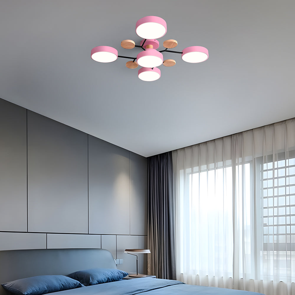 CircuLux | Plafondlamp LED Hedendaags Half-Ingebouwd in IJzer