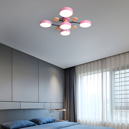 CircuLux | Plafondlamp LED Hedendaags Half-Ingebouwd in IJzer