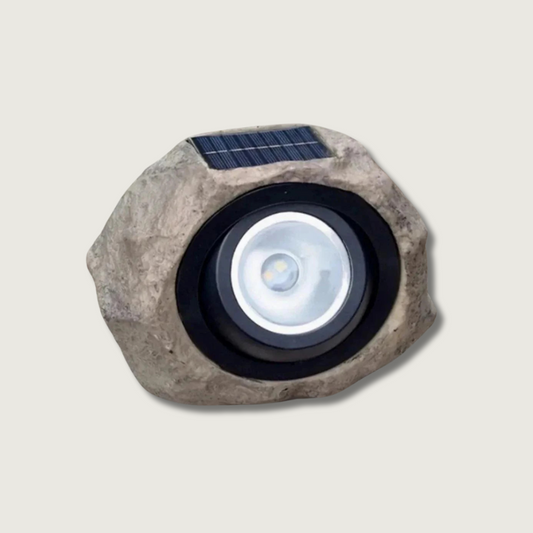 TERRALUX STONE – Zonne- tuinlamp met natuurlijk steeneffect