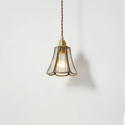 BrassAura – Hanglamp van glas en messing