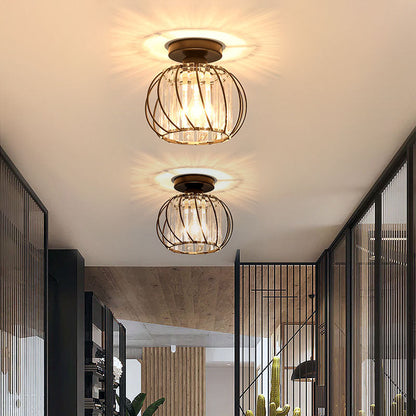 Glacera | Plafondlamp Glas & Metaal in Noordse Stijl