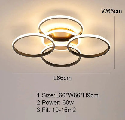 Auralis | Moderne LED-plafondlamp met dimbare intensiteit