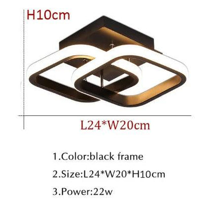 Auralis | Moderne LED-plafondlamp met dimbare intensiteit