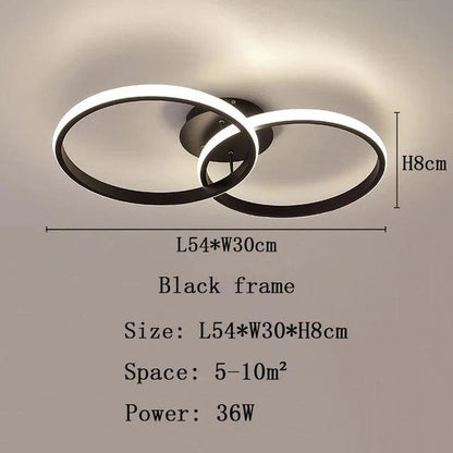 Auralis | Moderne LED-plafondlamp met dimbare intensiteit