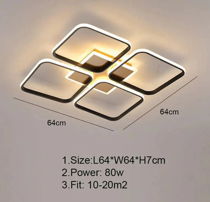 Auralis | Moderne LED-plafondlamp met dimbare intensiteit