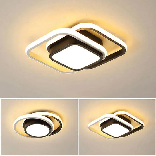 Clarova | Moderne LED Plafondlamp Half-Ingebouwd