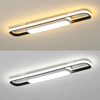 Clarova | Moderne LED Plafondlamp Half-Ingebouwd