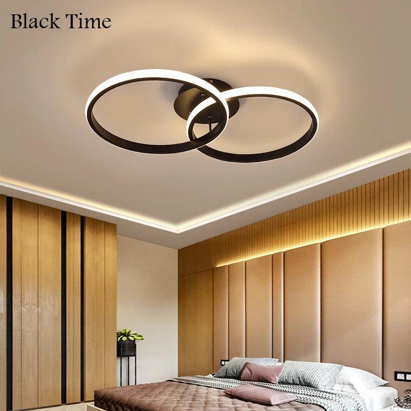 Clarova | Moderne LED Plafondlamp Half-Ingebouwd