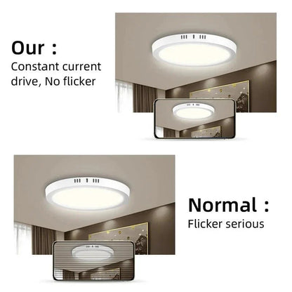 Claryon | LED Plafondlamp Vierkant of Rond
