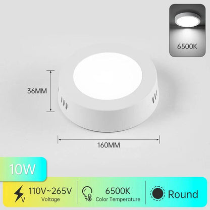 Claryon | LED Plafondlamp Vierkant of Rond