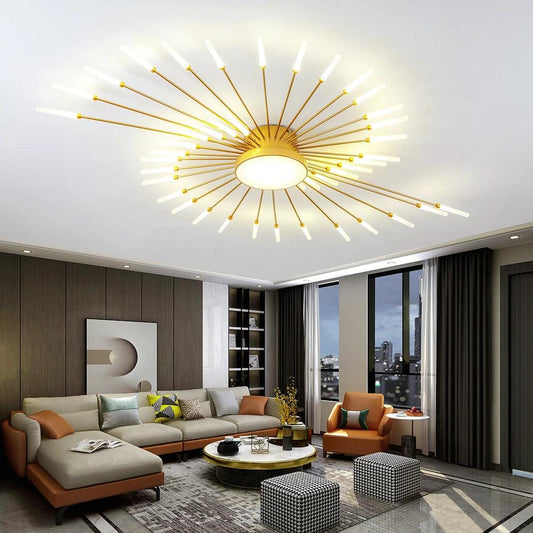 Galactis | LED-plafondlamp semi-inbouw design cirkelvormig