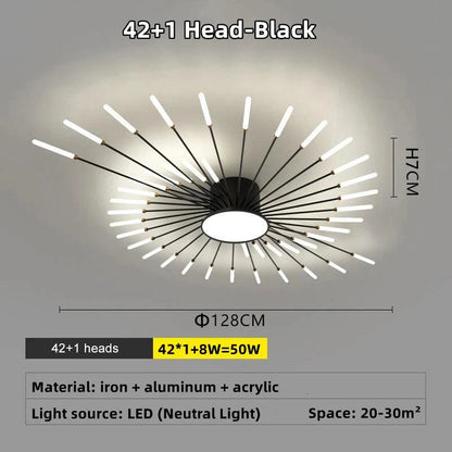 Galactis | LED-plafondlamp semi-inbouw design cirkelvormig