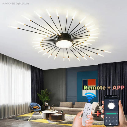 Galactis | LED-plafondlamp semi-inbouw design cirkelvormig