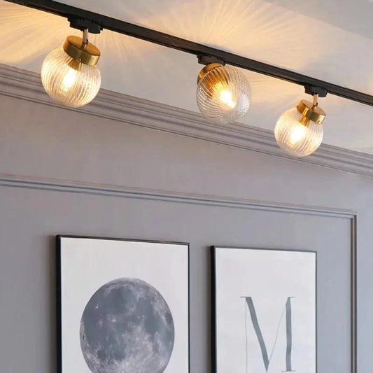 Glasovia | Plafondlamp Glas & Metaal Noordse Stijl