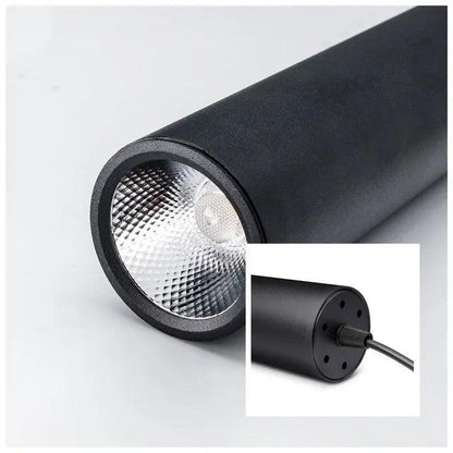 NemaTrack | Spot LED Tubulaire op Rail – Aluminium Aeronautisch