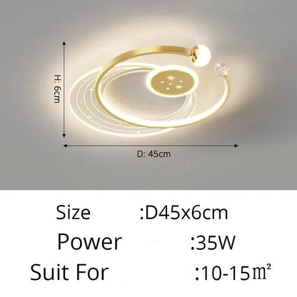 Stellarix | Moderne LED-plafondlamp met dimbare intensiteit