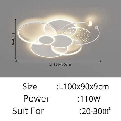 Stellarix | Moderne LED-plafondlamp met dimbare intensiteit