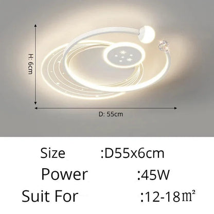 Stellarix | Moderne LED-plafondlamp met dimbare intensiteit
