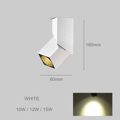 Veltrix | Oriënteerbare 360° LED-spot in luchtvaartaluminium