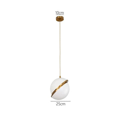 Acrylaé | Suspension LED Minimaliste en Acrylique Blanc & Laiton