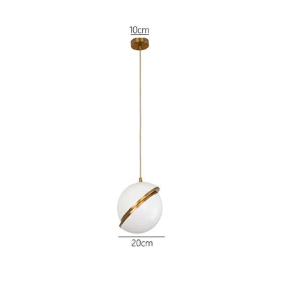 Acrylaé | Suspension LED Minimaliste en Acrylique Blanc & Laiton