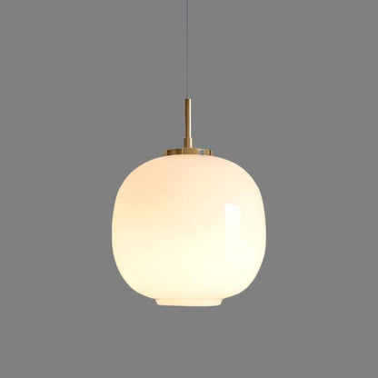 PureSphere | Suspension Minimaliste en Verre Opale