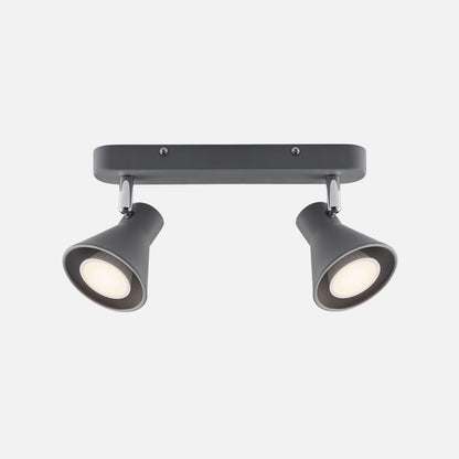 DuoBeam | Draaibare Spotbalk met 2 Lampen