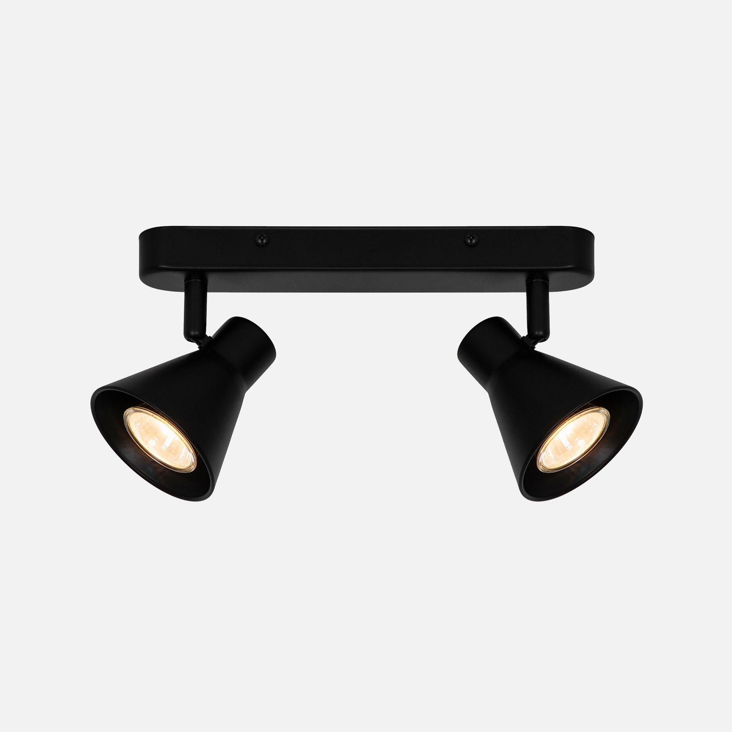 DuoBeam | Draaibare Spotbalk met 2 Lampen