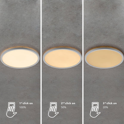FlatGlow | LED-plafondlamp extra plat met MoodMaker