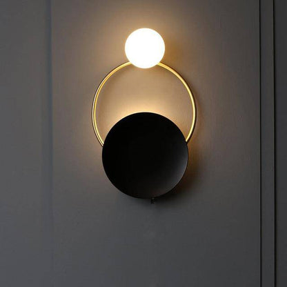 Hedendaagse Muurapplique Gouden Cirkel | CirclArt