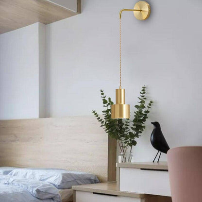 Aurora Dorée – Hangende wandlamp in gouden afwerking