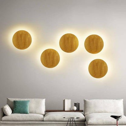 NordicOvale – LED wandlamp van hout met Scandinavisch design