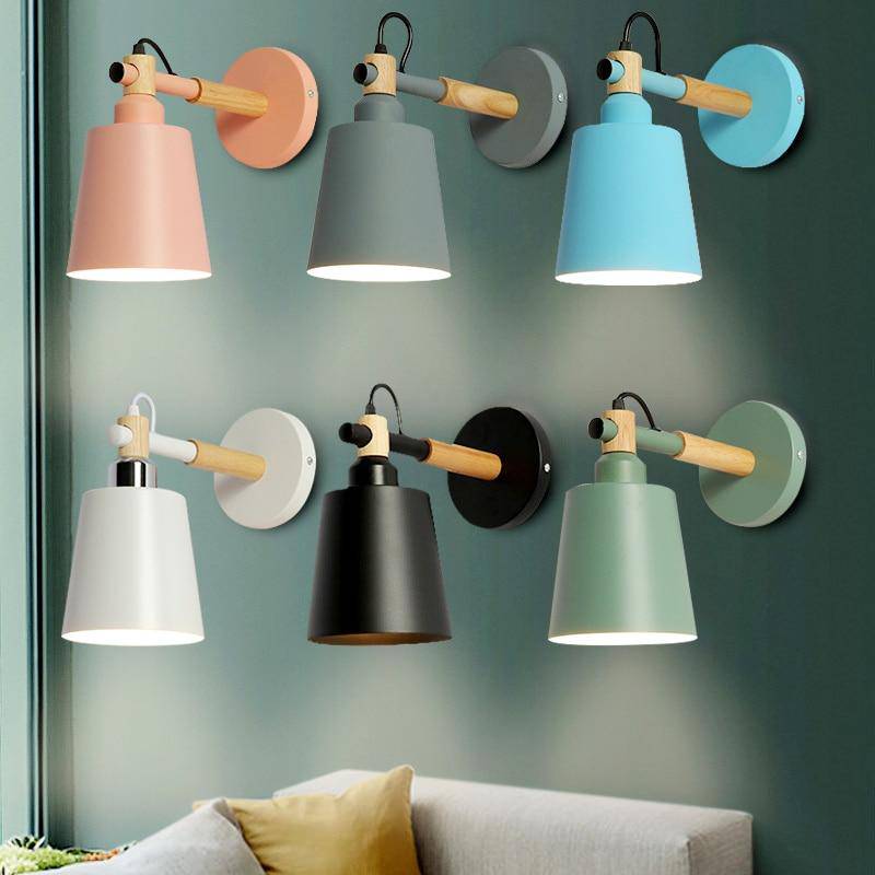 Nordic Fusion – LED wandlamp van hout en metaal design