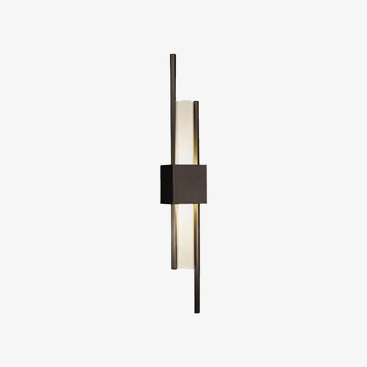 XerGold – Moderne LED wandlamp in gouden balk